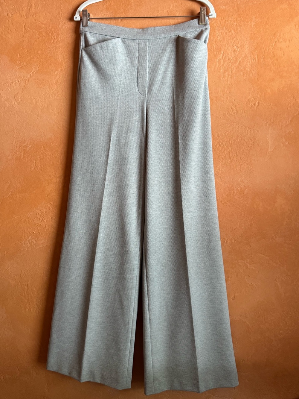 Theory Wide Leg Knit Pull On Pants Size 8